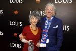 Amsterdam 11 april 2022
Premiere documentaire Louis  over het leven van Louis v Gaal in Tuschinski. Louis kwam samen met zijn vrouw Truus. Freek de Jonge met zijn vrouw