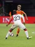 Amsterdam, 6 September 2018
Nederland-Peru, eindstand 2-1
Frenkie de Jong