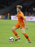 Amsterdam, 6 September 2018
Nederland-Peru, eindstand 2-1
Frenkie de Jong