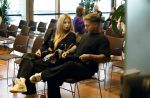 Amsterdam 6 januari 2023
Echte Meisjes In De Jungle 2023, 
Deelneemster Gaby Blaaser met vriend