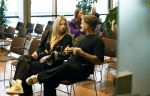 Amsterdam 6 januari 2023
Echte Meisjes In De Jungle 2023, 
Deelneemster Gaby Blaaser met vriend