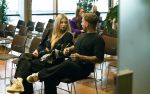 Amsterdam 6 januari 2023
Echte Meisjes In De Jungle 2023, 
Deelneemster Gaby Blaaser met vriend