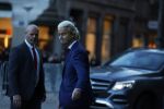 Amsterdam 17 januari 2023
Nieuwjaarsreceptie van Koning Willem Alexander en Koningin Maxima op paleis op de dam. Geert Wilders