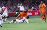 Amsterdam, 6 September 2018
Nederland-Peru, eindstand 2-1
Georginio Wijnaldum en Jefferson Farfan