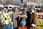 Amsterdam 21 januari 2023
Irene Schouten doopt een tulp op het museumplein.