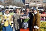 Amsterdam 21 januari 2023
Irene Schouten doopt een tulp op het museumplein.