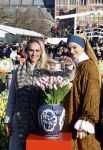 Amsterdam 21 januari 2023
Irene Schouten doopt een tulp op het museumplein.