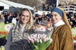 Amsterdam 21 januari 2023
Irene Schouten doopt een tulp op het museumplein.