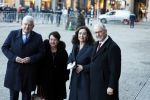 Amsterdam 17 januari 2023
Nieuwjaarsreceptie van Koning Willem Alexander en Koningin Maxima op paleis op de dam. De 4 burgemeesters van de grote steden . Jan v Zanen (Den Haag) Sharon Dijksma (Utrecht) Femke Halsema (Amsterdam) en Aboutaleb ( Rotterdam)