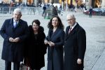 Amsterdam 17 januari 2023
Nieuwjaarsreceptie van Koning Willem Alexander en Koningin Maxima op paleis op de dam. De 4 burgemeesters van de grote steden . Jan v Zanen (Den Haag) Sharon Dijksma (Utrecht) Femke Halsema (Amsterdam) en Aboutaleb ( Rotterdam)