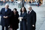 Amsterdam 17 januari 2023
Nieuwjaarsreceptie van Koning Willem Alexander en Koningin Maxima op paleis op de dam. De 4 burgemeesters van de grote steden . Jan v Zanen (Den Haag) Sharon Dijksma (Utrecht) Femke Halsema (Amsterdam) en Aboutaleb ( Rotterdam)