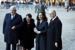 Amsterdam 17 januari 2023
Nieuwjaarsreceptie van Koning Willem Alexander en Koningin Maxima op paleis op de dam. De 4 burgemeesters van de grote steden . Jan v Zanen (Den Haag) Sharon Dijksma (Utrecht) Femke Halsema (Amsterdam) en Aboutaleb ( Rotterdam)