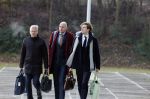 Amsterdam 22 december 2022
Jelle Brandt Corstius op weg naar de rechtbank voor rechtszaak met Gijs v Dam