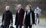 Amsterdam 22 december 2022
Jelle Brandt Corstius op weg naar de rechtbank voor rechtszaak met Gijs v Dam