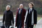 Amsterdam 22 december 2022
Jelle Brandt Corstius op weg naar de rechtbank voor rechtszaak met Gijs v Dam