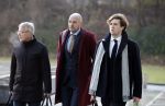 Amsterdam 22 december 2022
Jelle Brandt Corstius op weg naar de rechtbank voor rechtszaak met Gijs v Dam