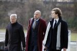 Amsterdam 22 december 2022
Jelle Brandt Corstius op weg naar de rechtbank voor rechtszaak met Gijs v Dam