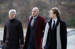 Amsterdam 22 december 2022
Jelle Brandt Corstius op weg naar de rechtbank voor rechtszaak met Gijs v Dam