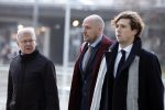 Amsterdam 22 december 2022
Jelle Brandt Corstius op weg naar de rechtbank voor rechtszaak met Gijs v Dam