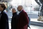 Amsterdam 22 december 2022
Jelle Brandt Corstius op weg naar de rechtbank voor rechtszaak met Gijs v Dam