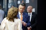 Amsterdam 11 april 2022
Premiere documentaire Louis  over het leven van Louis v Gaal in Tuschinski. Louis kwam samen met zijn vrouw Truus.