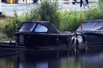 Alkmaar 29 juli 2022
Appartement Marco Borsato . Voor zijn huis ligt zijn boot / sloep