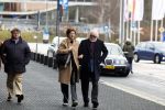 Hilversum 29 december 2022
Bij Beeld en Geluid op het mediapark  konden mensen afscheid nemen van Han Peekel . Martine v Os met haar man