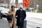 Hilversum 29 december 2022
Bij Beeld en Geluid op het mediapark  konden mensen afscheid nemen van Han Peekel . Martine v Os met haar man