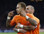 Amsterdam, 6 September 2018
Nederland-Peru, eindstand 2-1
Memphis Depay