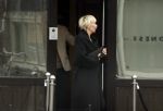 Amsterdam 31 maart 2022
Monique des Bouvrie bij pand Mart Visser