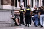 Amsterdam 26 augustus 2022
Politie na een ongeluk met een Fietskoerier in Amsterdam zuid