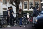 Amsterdam 2 januari 2023
Rolf Snoeren ( Victor en Rolf) wandelt met zijn hond door het centrum van Amsterdam