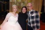 Hilversum 10 april 2022
Trouwen Rudolph v Veen en zijn vrouw Simone bij studio 21 op het mediapark . Rudolph met zijn voormalig danspartner Roemjana de Haan