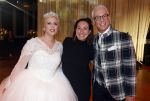 Hilversum 10 april 2022
Trouwen Rudolph v Veen en zijn vrouw Simone bij studio 21 op het mediapark . Rudolph met zijn voormalig danspartner Roemjana de Haan