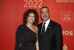 Amsterdam 21 december 2022
Sportman en Sportvrouw van het jaar Gala in AFAS Live. Ruud Gullit met zijn vriendin Karin de Rooij