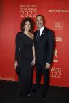 Amsterdam 21 december 2022
Sportman en Sportvrouw van het jaar Gala in AFAS Live. Ruud Gullit met zijn vriendin Karin de Rooij