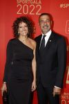 Amsterdam 21 december 2022
Sportman en Sportvrouw van het jaar Gala in AFAS Live. Ruud Gullit met zijn vriendin Karin de Rooij