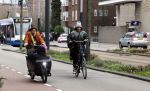 Amsterdam 7 januari 2023
Saar koningsberger op de fiets in Amsterdam zuid