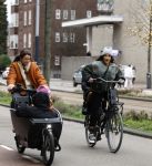 Amsterdam 7 januari 2023
Saar koningsberger op de fiets in Amsterdam zuid