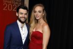 Amsterdam 21 december 2022
Sportman en Sportvrouw van het jaar Gala in AFAS Live. Sjinkie Knegt met zijn vriendin Chantal