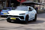 Amsterdam 11 april 2022
Steven Bergwijn in zijn Lamborghini Urus in Amsterdam zuid