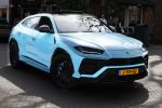Amsterdam 11 april 2022
Steven Bergwijn in zijn Lamborghini Urus in Amsterdam zuid