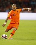 Amsterdam, 6 September 2018
Nederland-Peru, eindstand 2-1
Wesley Sneijder