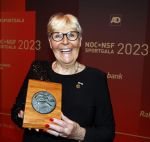 Utrecht 20 december 2023
Sportman / sportvrouw van jaar gala . Ada Kok kreeg een ouvre award en kwam samen met haar man Math