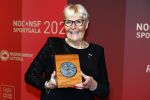 Utrecht 20 december 2023
Sportman / sportvrouw van jaar gala . Ada Kok kreeg een ouvre award en kwam samen met haar man Math