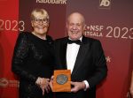 Utrecht 20 december 2023
Sportman / sportvrouw van jaar gala . Ada Kok kreeg een ouvre award en kwam samen met haar man Math