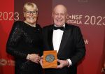 Utrecht 20 december 2023
Sportman / sportvrouw van jaar gala . Ada Kok kreeg een ouvre award en kwam samen met haar man Math