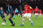 Eindhoven, 12 December 2023
Voorronde Champions League Seizoen 2023-2024
PSV-Arsenal FC , eindstand 1-1
Andre Ramalho in duel met Eddie Nketiah