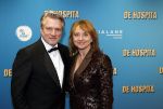 Amsterdam 4 december 2023
Premiere de hospita in het nieuwe delamar theater. Bianca Krijgsman met  partner