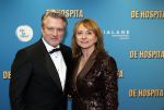 Amsterdam 4 december 2023
Premiere de hospita in het nieuwe delamar theater. Bianca Krijgsman met  partner